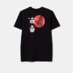 Boys' Star Print T-Shirt – Black