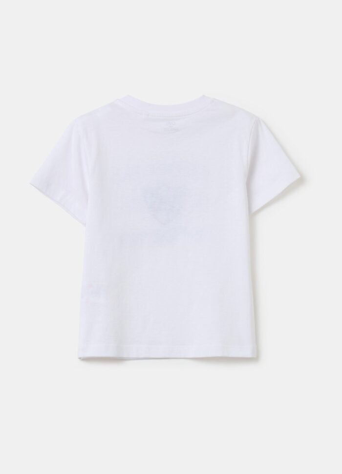 ⁦Boys' Short-Sleeve T-Shirt – White⁩ - الصورة ⁦2⁩