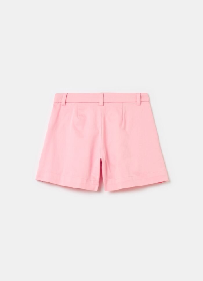 ⁦Girls' Satin Shorts – Light Pink⁩ - الصورة ⁦2⁩