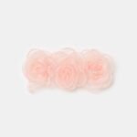Girls' Rose Hair Clips – Pearl Pink