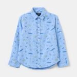 OVS Aop L/S Shi Light Blue