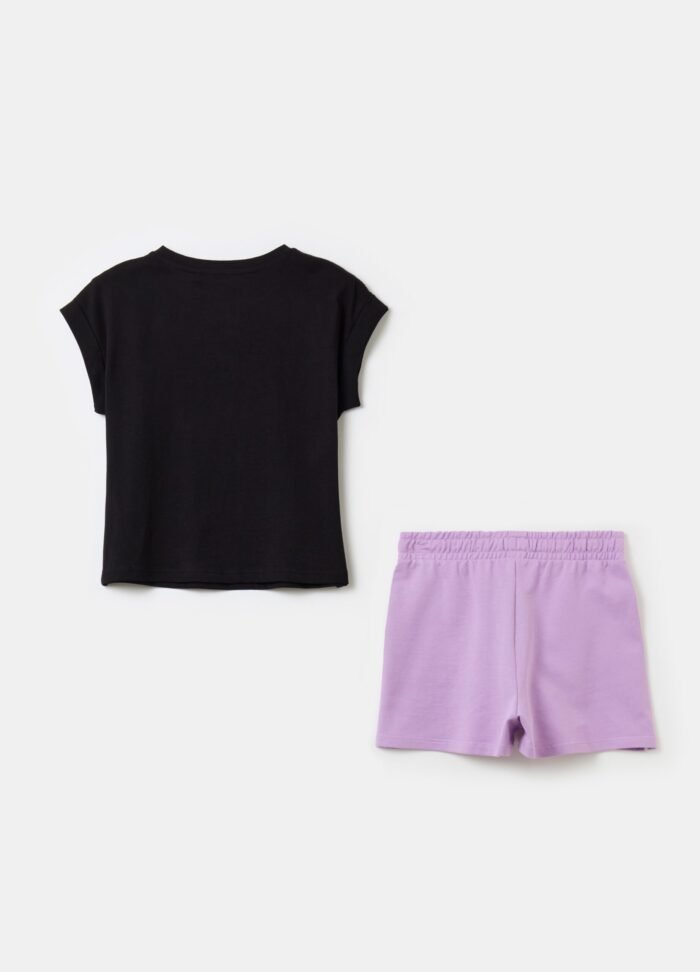 ⁦T-Shirt+Ft S Light Violet⁩ - الصورة ⁦2⁩