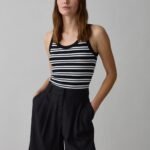 OVS Tank Top Yd Nero/Bianco