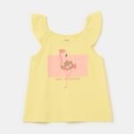 OVS Tank W/Print Light Yellow