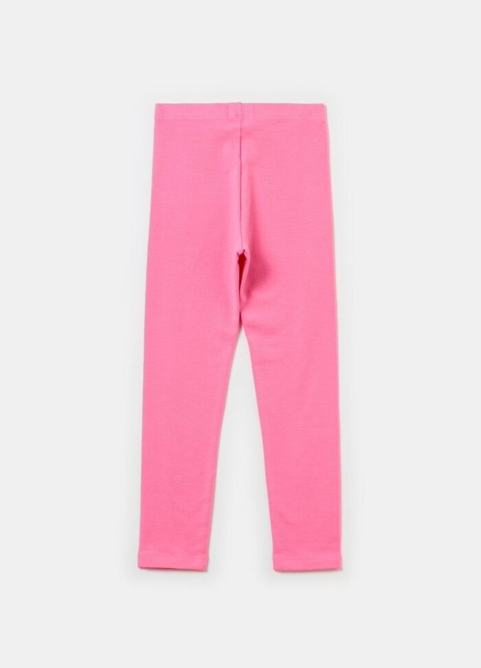⁦Girls' Leggings – Fuchsia Pink⁩ - الصورة ⁦2⁩