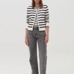 OVS Str Cardigan Bco Riga Ner