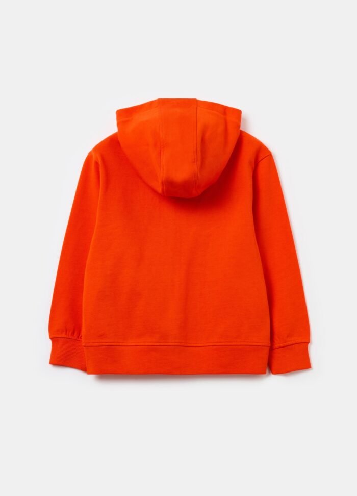 ⁦Boys' Hoodie – Orange⁩ - الصورة ⁦2⁩