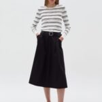 OVS Basic Sweate Bco Riga Ner