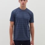 OVS Pj S Rn Stri Blue Melange