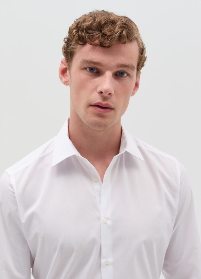 ⁦Men's White Shirt – Optical White⁩ - الصورة ⁦2⁩