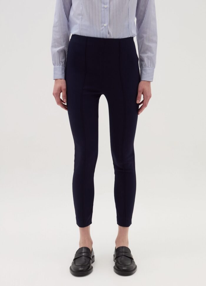 ⁦Women's Leggings – Navy⁩ - الصورة ⁦2⁩