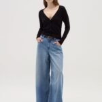 OVS V-Neck Basic Black