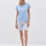 Women's Pyjama Top – Chambray Blue