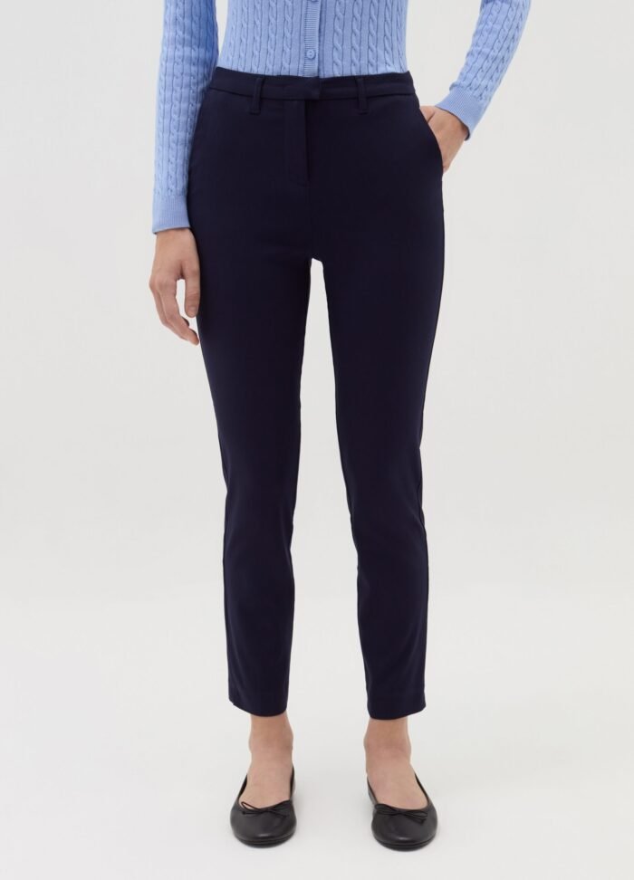 ⁦Women's Chinos – Navy⁩ - الصورة ⁦2⁩