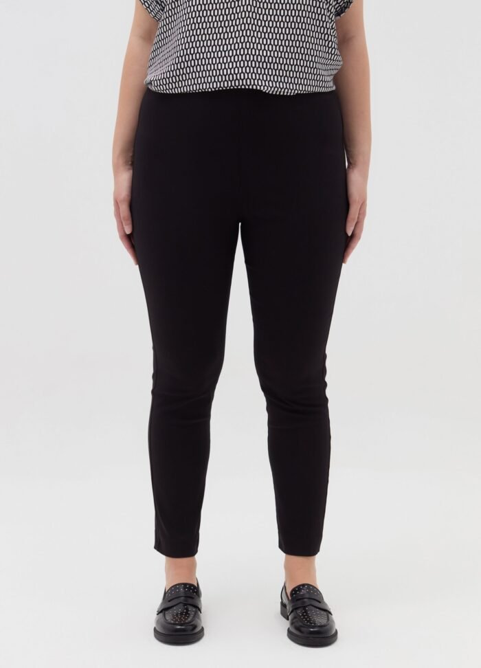⁦Women's Leggings – Black⁩ - الصورة ⁦2⁩