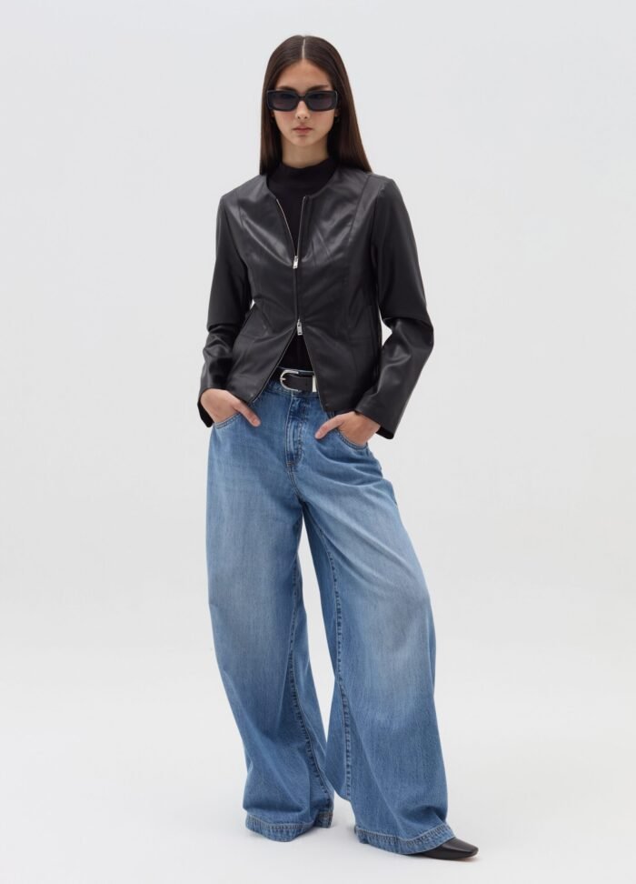 ⁦Women's Jacket – Black⁩ - الصورة ⁦2⁩