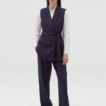 OVS Tro306 Pants Blu/Bianco