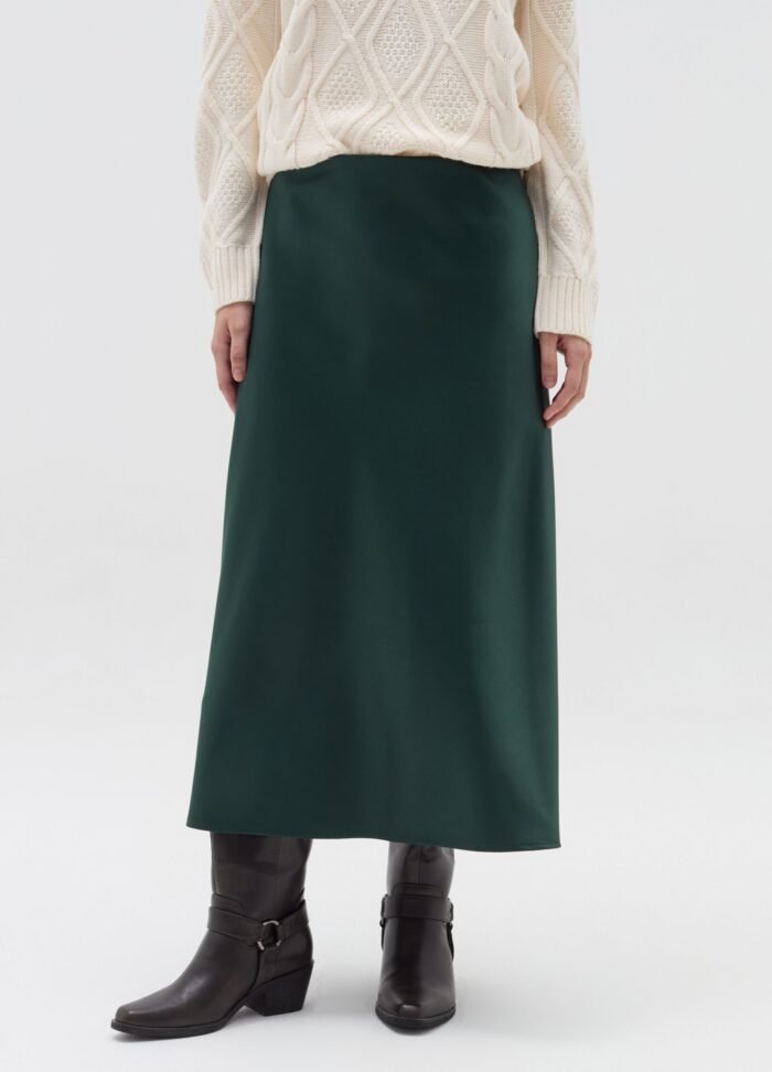 ⁦Women's Skirt – Pine Green⁩ - الصورة ⁦2⁩