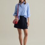 OVS Mini Skirt Dark Blue