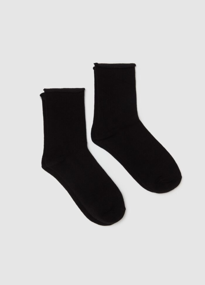 ⁦Women's 2-Pack Socks – Black⁩ - الصورة ⁦2⁩