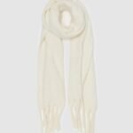 OVS Solid Scarf White Alyssu