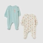OVS Pk 2 Romper Green