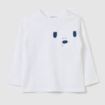 OVS Tshirt Ls Wi Off White