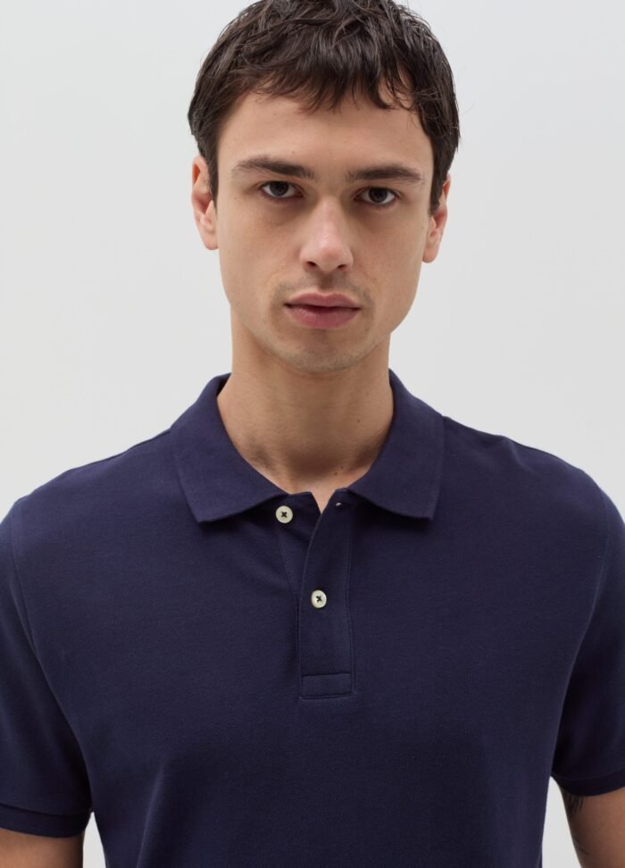 ⁦Men's Polo Shirt – Navy⁩ - الصورة ⁦2⁩