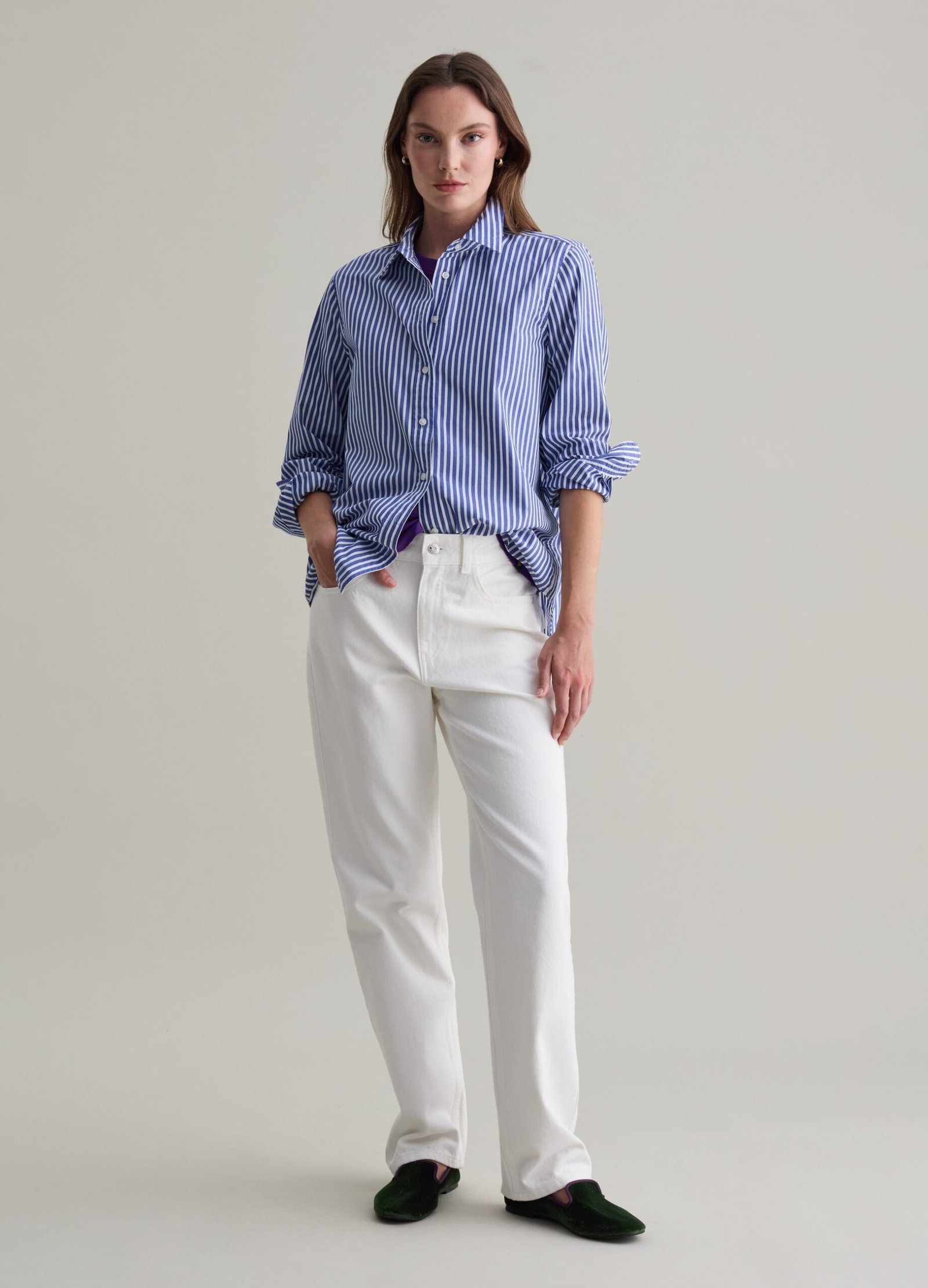 13127482.jpg Women's Denim Jeans – Off White - Image 1