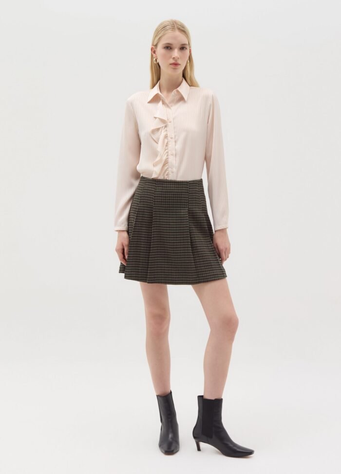 ⁦Women's Shirt – Pastel Cream⁩ - الصورة ⁦2⁩