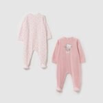 OVS Pk 2 Romper Light Pink