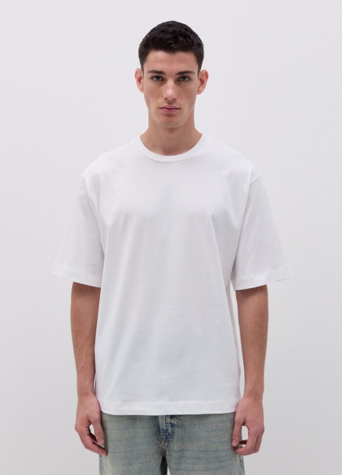 ⁦Men's Printed T-Shirt – Cream⁩ - الصورة ⁦2⁩