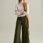 OVS Bootcut Trou Green Olive