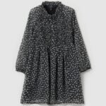 OVS Dress W/ Flo Black