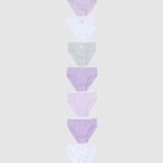 Girls' 7-Pack Briefs – Multicolour