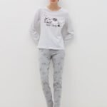Women's Pyjama Set – Light Grey