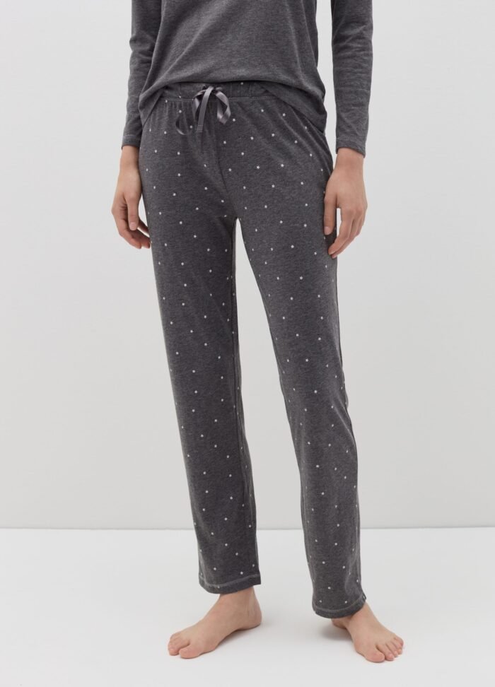 ⁦Women's Cotton Pyjama Bottoms – Dark Grey⁩ - الصورة ⁦2⁩