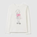 OVS T-Shirt W/Pr Off White