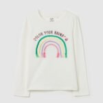 OVS T-Shirt L/S Off White