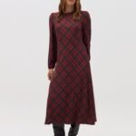 OVS Drs517 Dress Quadro Rosso
