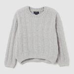 Girls' Chenille Jumper – Grey