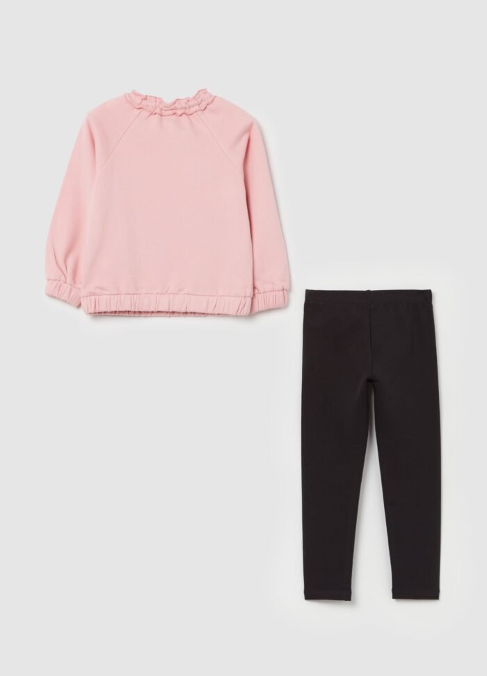 ⁦Girls' Jogging Set – Pink⁩ - الصورة ⁦2⁩