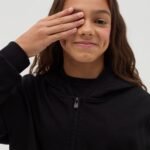 OVS Full Zip Hoo Black
