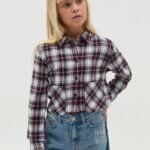 OVS Checked Shir Quad Nero/Bc