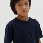 OVS Solid T-Shir Dark Sapphir