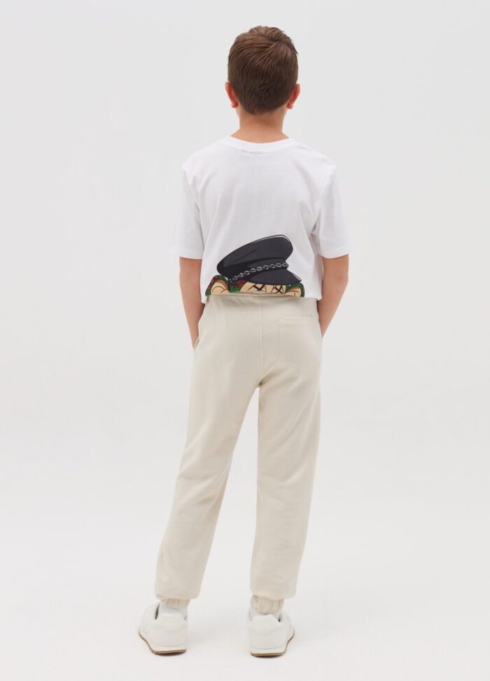 ⁦Boys' Joggers – Bone White⁩ - الصورة ⁦2⁩