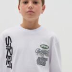 OVS Tshirt Ls W/ Optical Whit