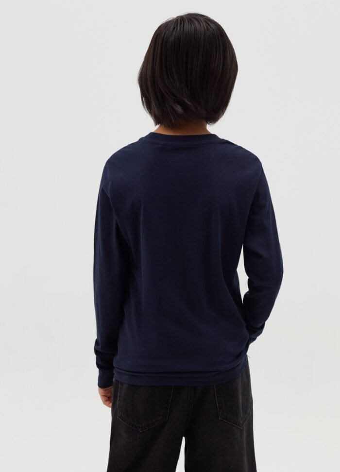Boys' Long-Sleeve T-Shirt – Navy - Image 2