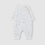 OVS Romper Aop Off White