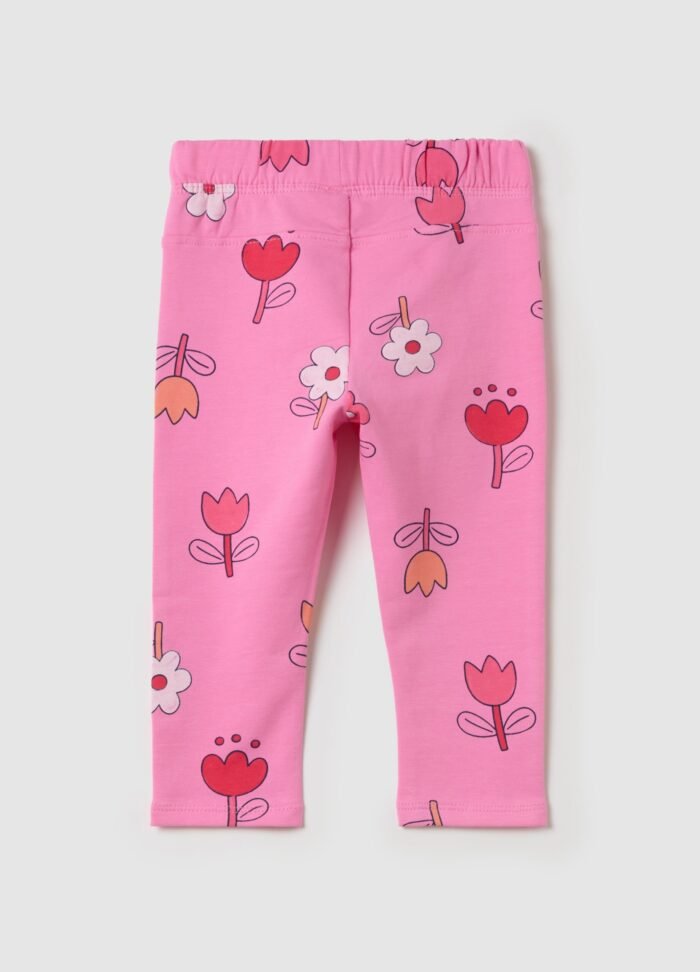 Baby Girls' Treggings – Rose Pink - Image 2